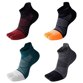 1 par Modnih Kreativnih Pamučne Čarape Sa Pet Prstiju, Prozračna Neklizajući Sportske Nogometne Čarape za Trčanje, Čarape za Muškarce, Чулочно-Носочные Proizvoda