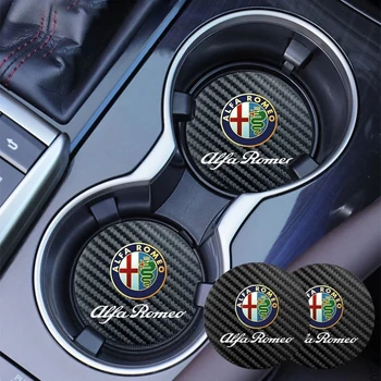 2 komada Kože Željeznica Sa zaštitom od buke, Šalica Vode, zračni Jastuk Za Alfa Romeo Giulietta Giulia GT 159 147 156 Mito Brera Stelvio