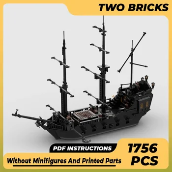 Građevinske cigle Moc Model Neporaženi piratskog broda Black Pearl Tehnologija modularnih jedinica Darove Božićne igračke Setovi za montažu u svojim rukama
