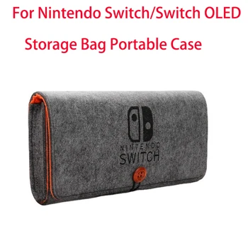 Torba za pohranu Nintendo Switch / Switch OLED ultra-tanki torbica za prijenosna igre, войлочный torbica, torbice za nošenje, profesionalna zaštita