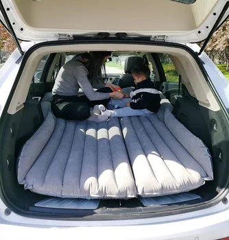 Veliki krevet za auto madraca model 3/Y, stražnji spavanje tepih za kampiranje, Prijenosni Sklopivi krevet na zračni jastuk za auto 4/6