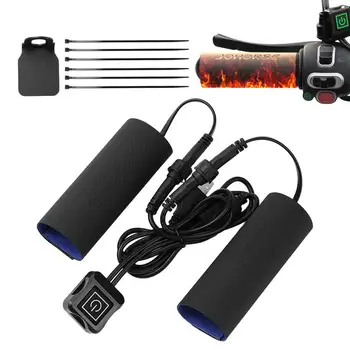 Zimski električni USB grijač ručice za motor, hladjenje motora, grijanje upravljača, grijač sa 3 brzine, Podesiva dodatna oprema za motocikle